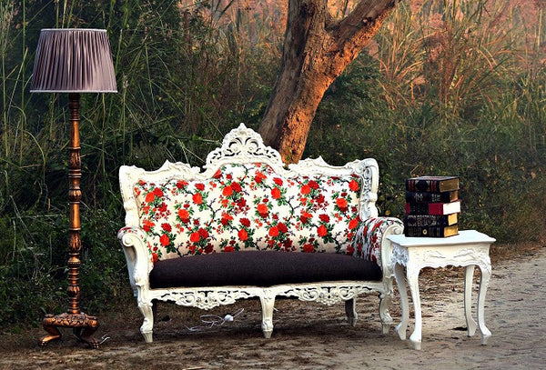 Side tables with exquisite carving inspired by Louis XV