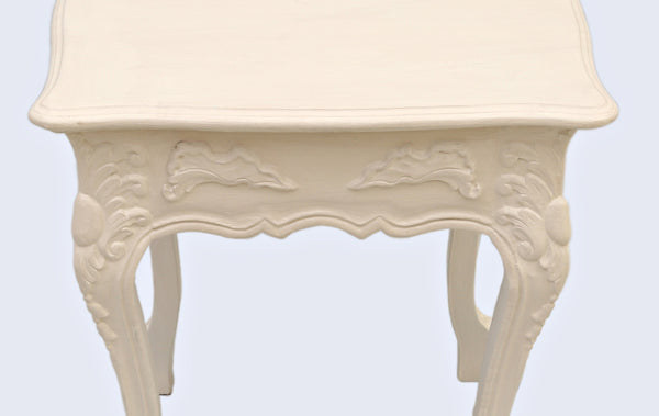 Side tables with exquisite carving inspired by Louis XV