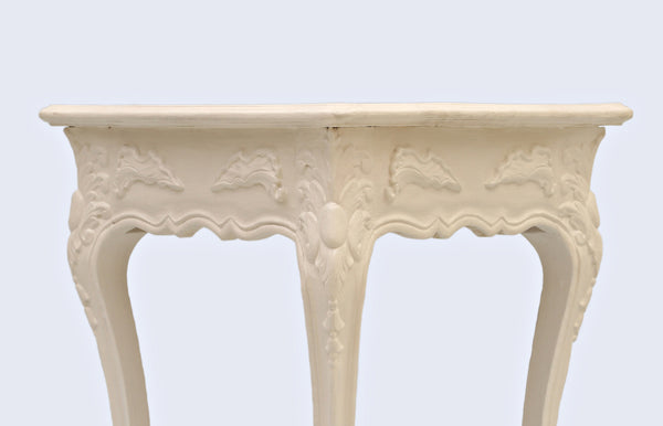 Side tables with exquisite carving inspired by Louis XV