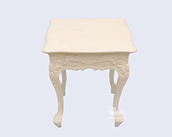 Side tables with exquisite carving inspired by Louis XV