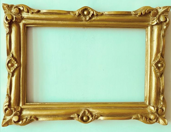Diminutive Louis XV rectangle frame