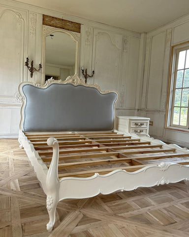 Carved Louis XV bed