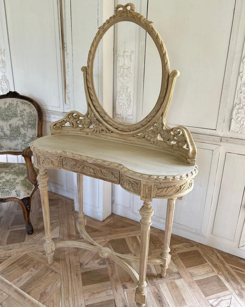 Louis XVI country style dressing table