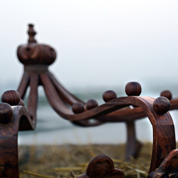 Stunning 'ciel de lit' bed crown