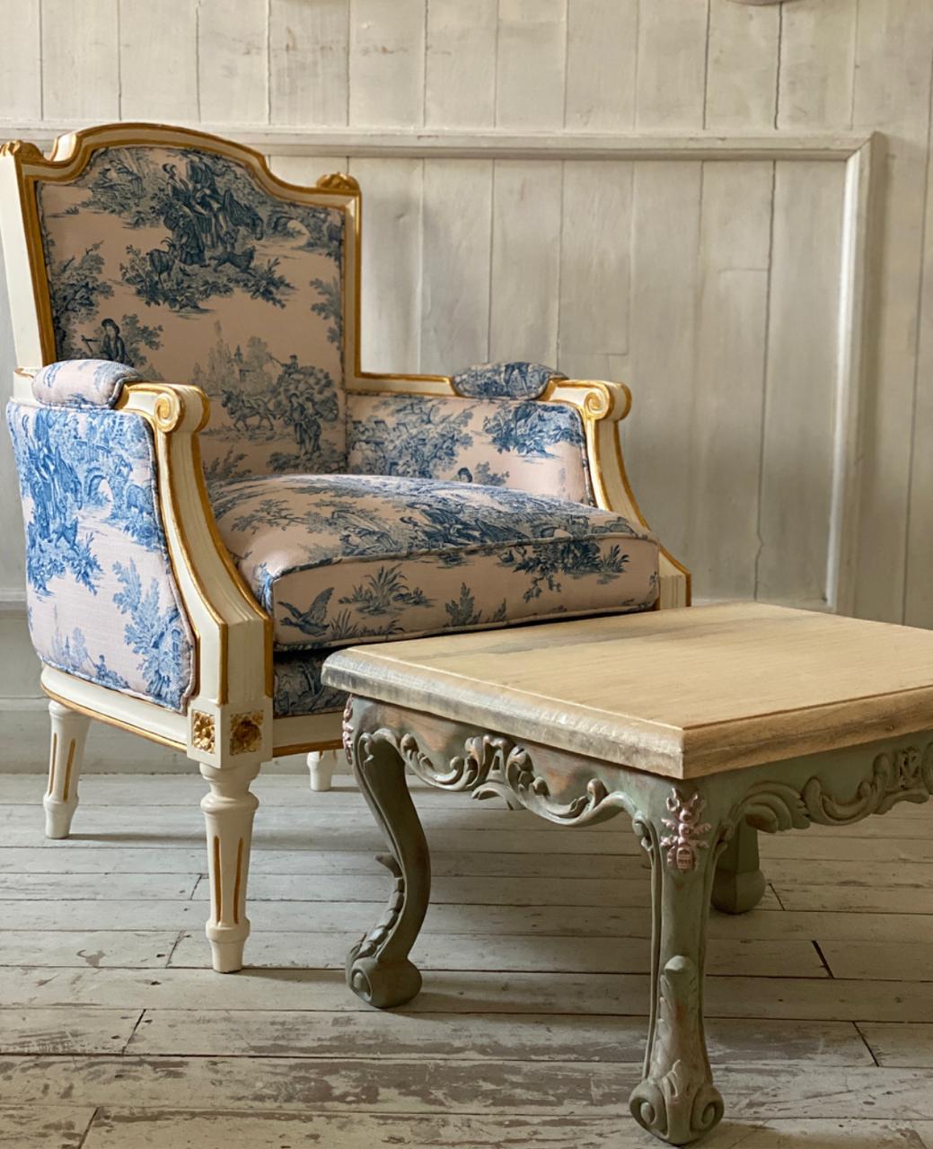 Louis XVI petite bergère for children