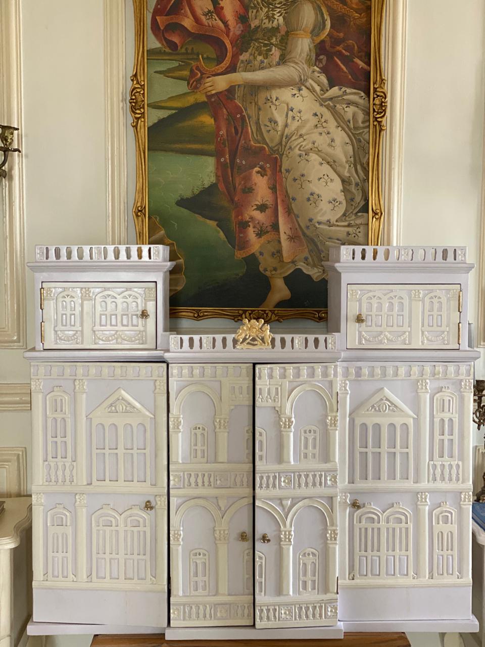 Miniature palace inspired by Phaltan estate, India