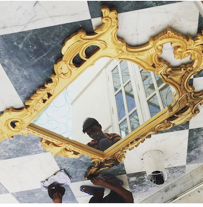 Frame inspired by rococo era perfect for mirror