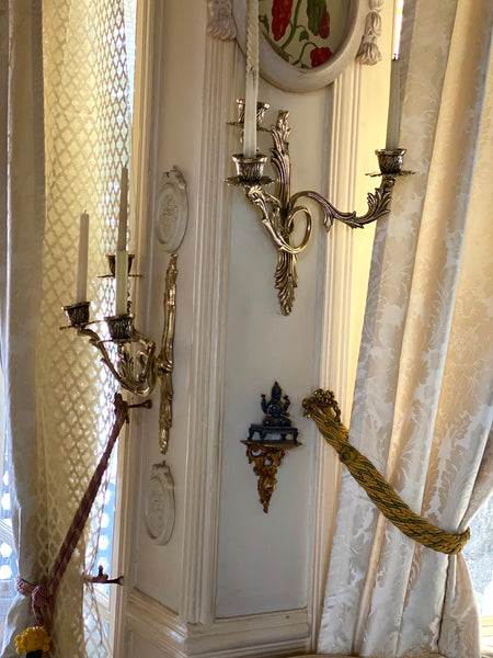 Pair of Rococo wall sconces