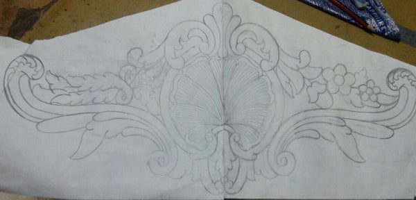 Pediment of rococo quintessence